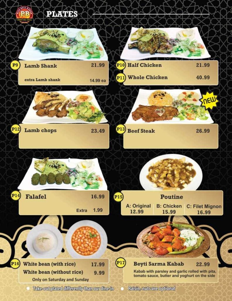 Pita Bell Kabab Menu page 2